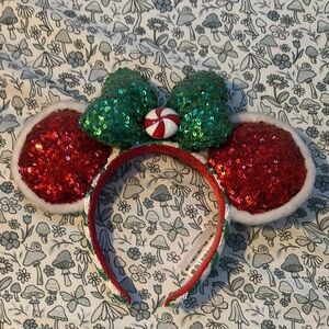 Disney Red and Green Sequin Headband